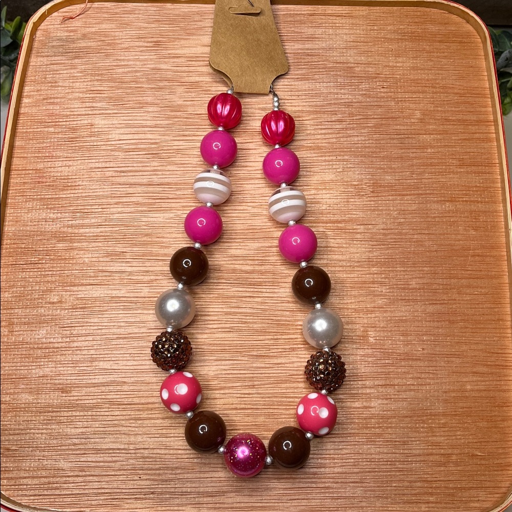 Colorful Beaded Necklace Kids Size